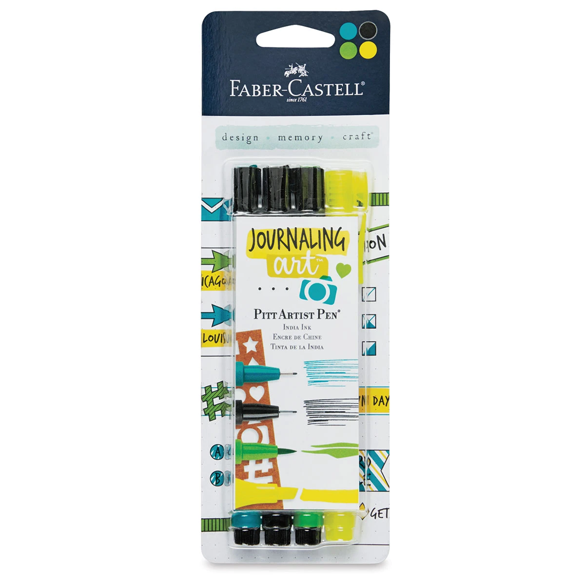 Faber-Castell FaberCastell Pitt Artist Pen Journaling Art Set 1 Faber-Castell FaberCastell Pitt Artist Pen Journaling Art Set