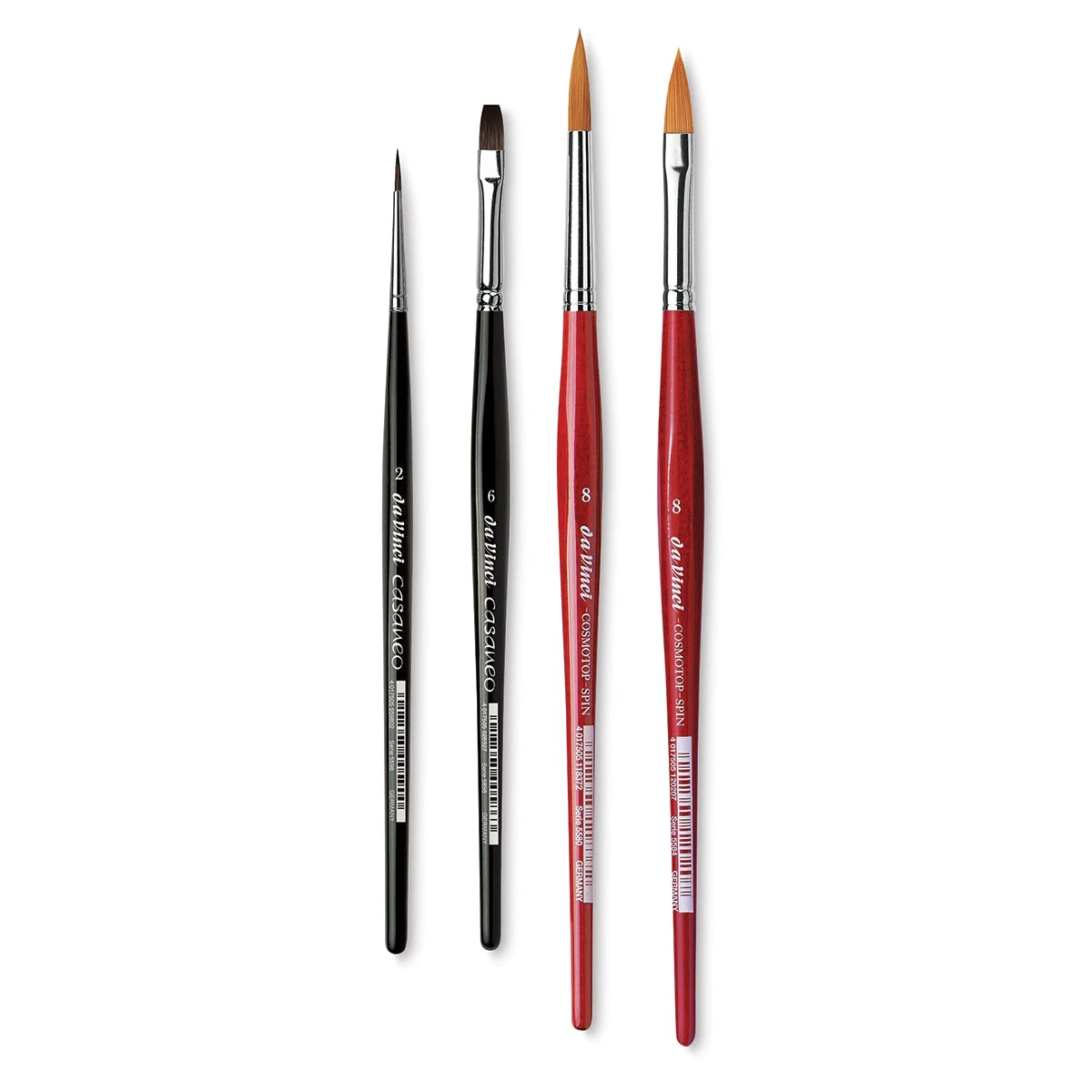 Da Vinci Casaneo And Cosmotop Spin Synthetic Brushes Wood Box Set 2 Da Vinci Casaneo And Cosmotop Spin Synthetic Brushes Wood Box Set - Image 2