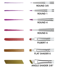 ArtPOP! Premium Plus Synthetic Mixed Media Brush Set -Canson Sale 04320 1079 3 4ww