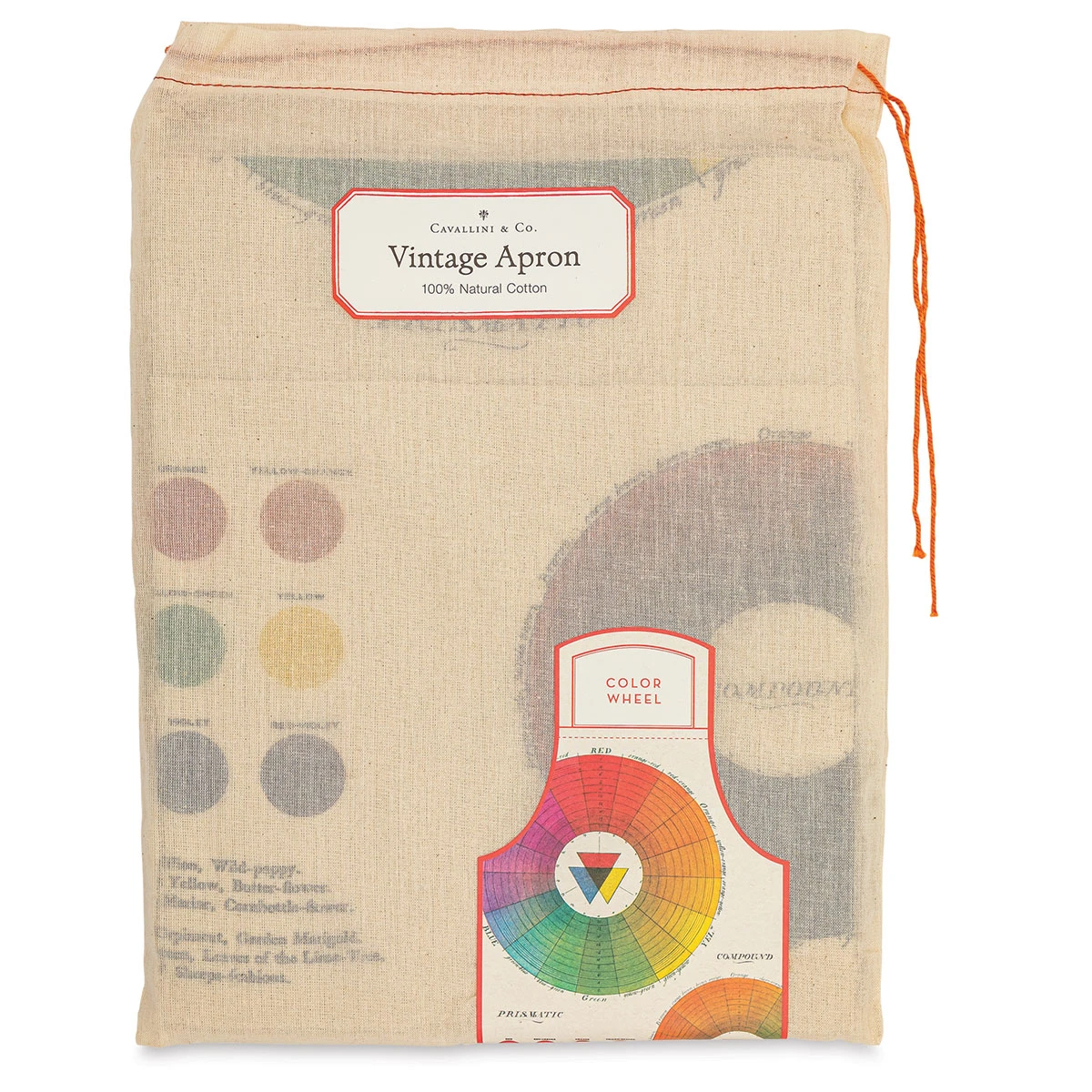 Cavallini Color Wheel Vintage Apron 2 Cavallini Color Wheel Vintage Apron - Image 2