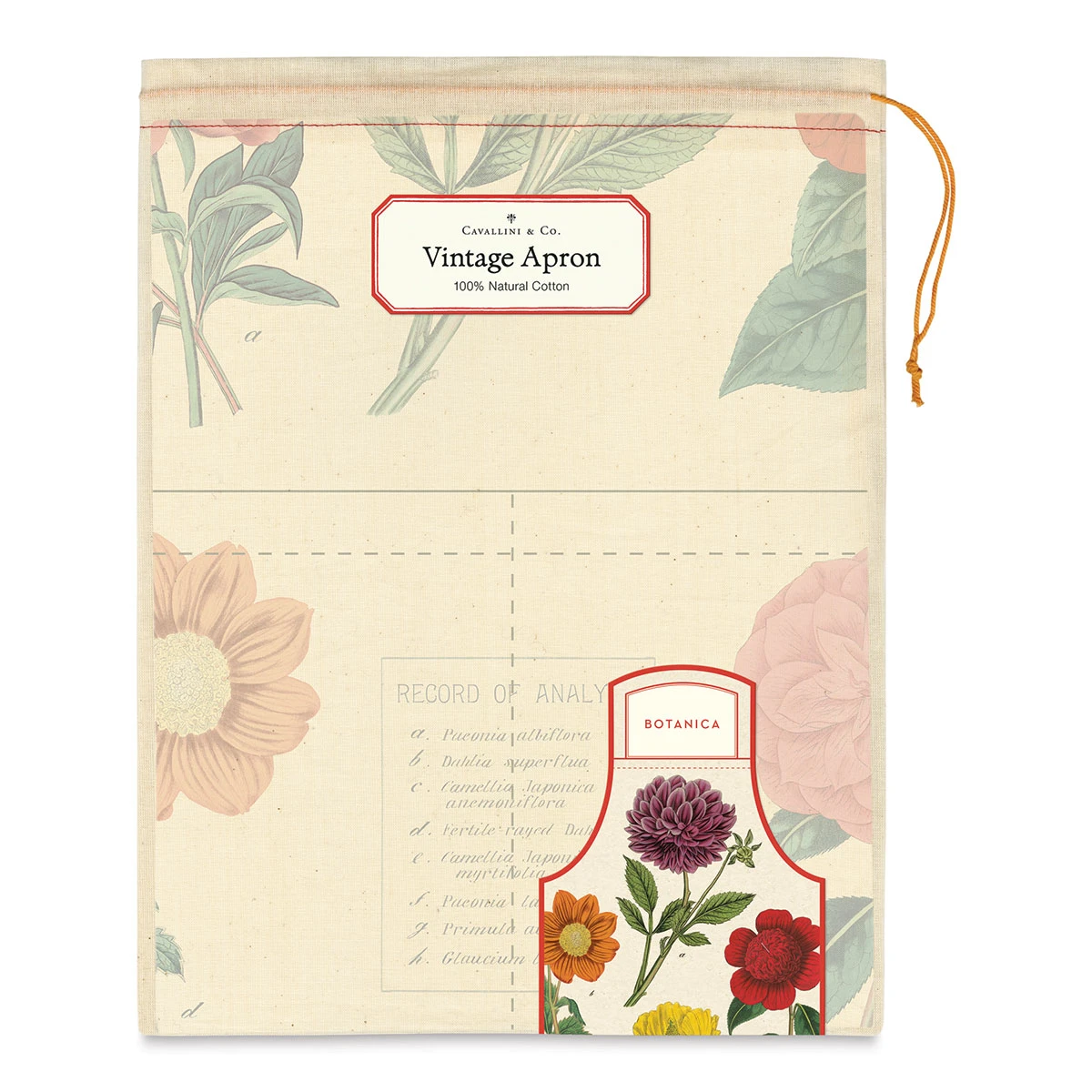 Cavallini Vintage Botanica Apron 2 Cavallini Vintage Botanica Apron - Image 2