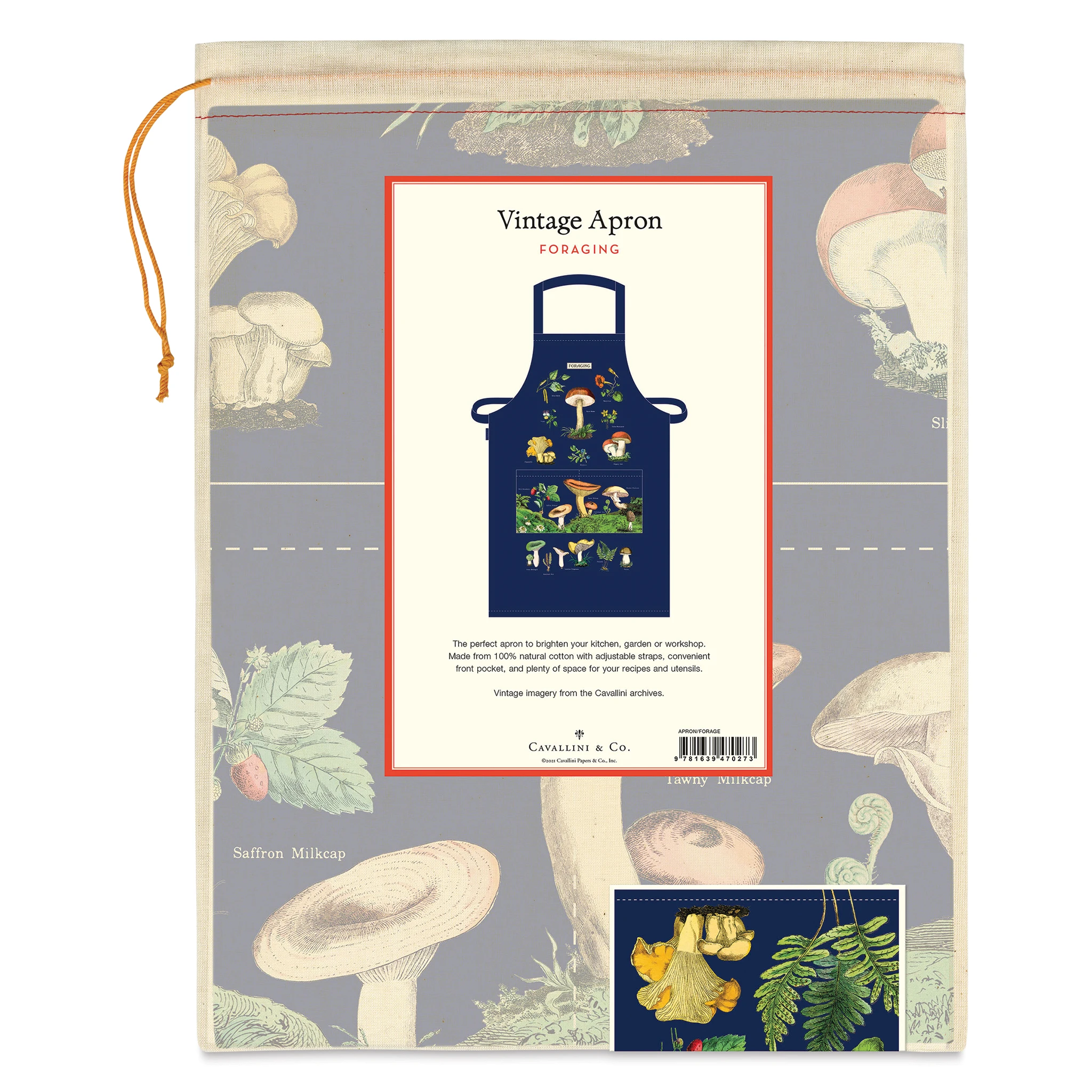 Cavallini Vintage Foraging Apron 4 Cavallini Vintage Foraging Apron - Image 4