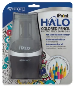 Westcott IPoint Halo Electric Colored Pencil Sharpener