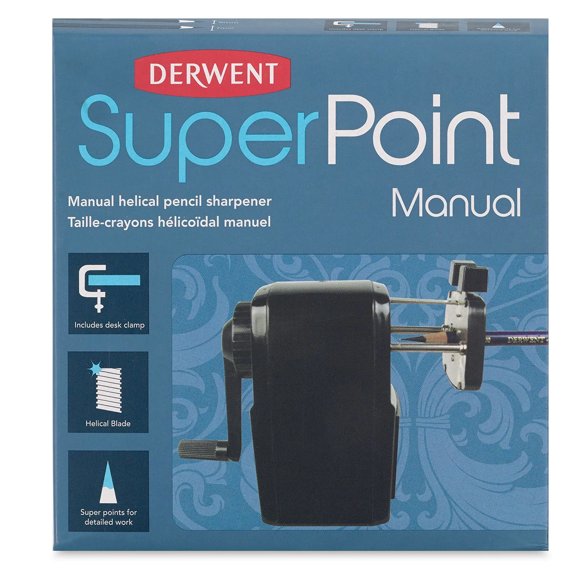 Derwent SuperPoint Manual Pencil Sharpener 3 Derwent SuperPoint Manual Pencil Sharpener - Image 3