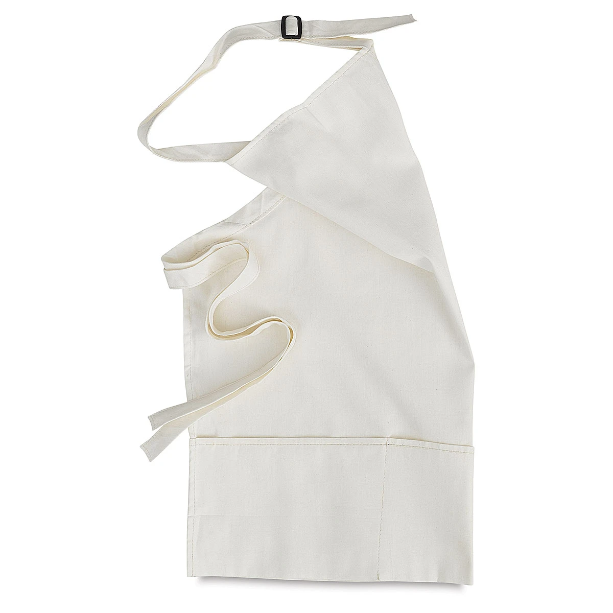 Artists White Poly/Cotton Apron 2 Artists White Poly/Cotton Apron - Image 2
