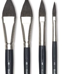 Isabey Cats Tongue Pointed Oval Wash