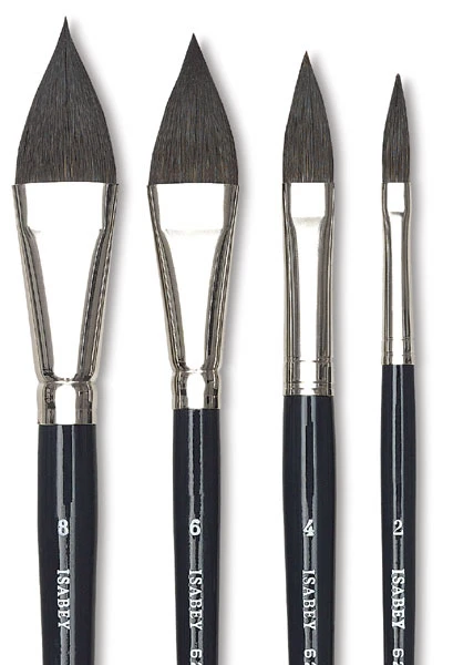 Isabey Cats Tongue Pointed Oval Wash 1 Isabey Cats Tongue Pointed Oval Wash