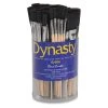 Dynasty Black Bristle Brush Canister