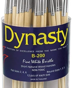 Dynasty Fine White Bristle Brushes
