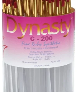 Dynasty Fine Ruby Synthetic Brushes