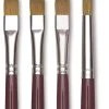 Da Vinci Kolinsky Red Sable Oil Brushes