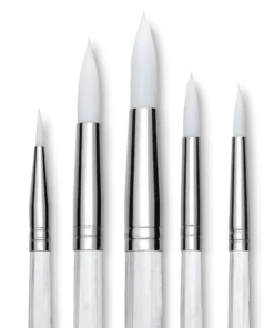 Royal & Langnickel Clear Choice White Taklon Brush Sets -Canson Sale 05891 1099 3 4ww