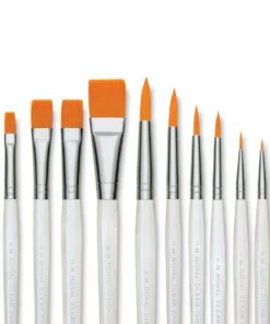 Royal & Langnickel Clear Choice Golden Taklon Brush Sets 7 Royal & Langnickel Clear Choice Golden Taklon Brush Sets -Canson Sale 05891 1449 3 4ww