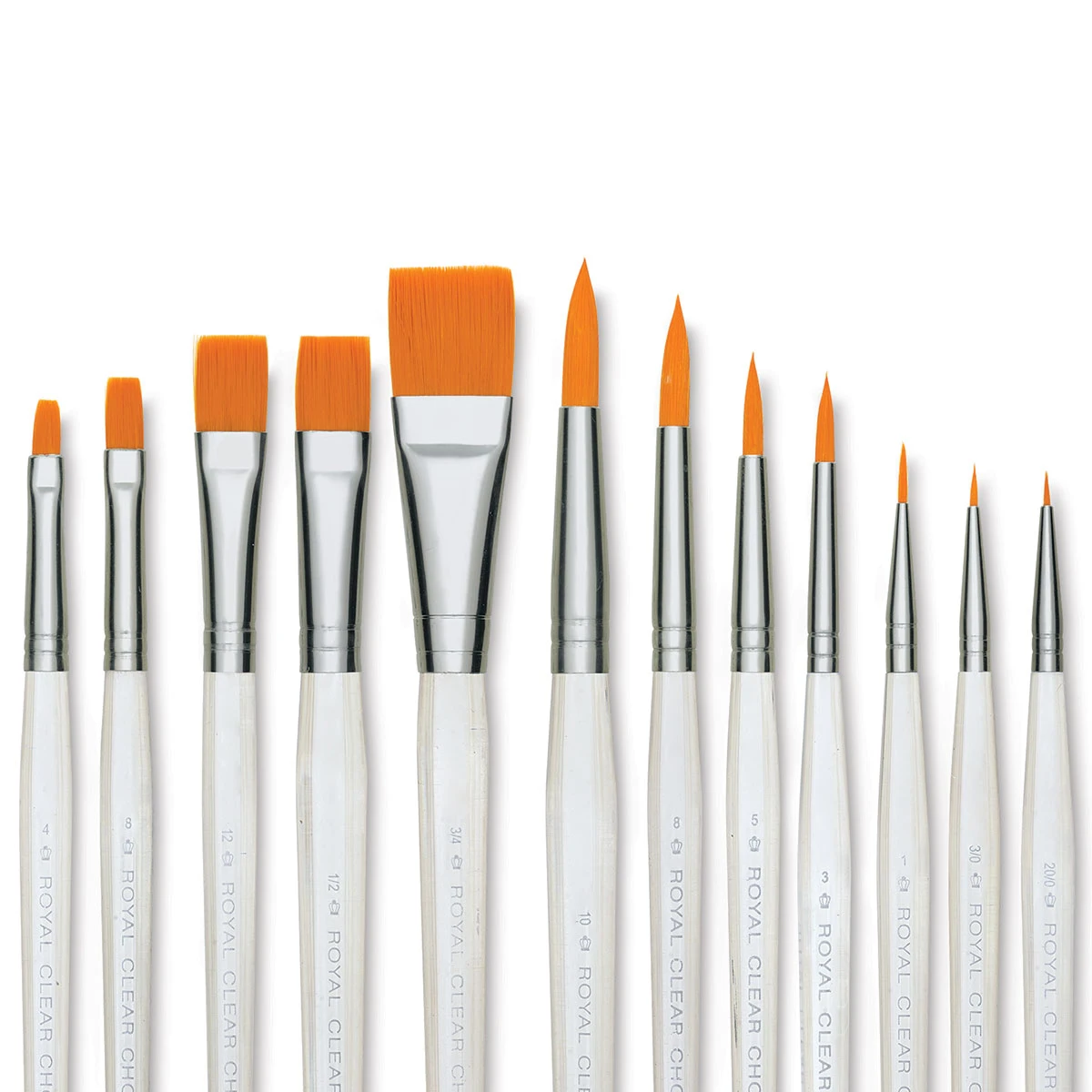 Royal & Langnickel Clear Choice Golden Taklon Brush Sets 4 Royal & Langnickel Clear Choice Golden Taklon Brush Sets - Image 4