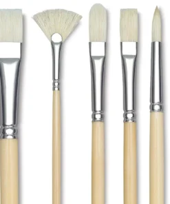 Raphaël DArtigny Interlocked White Bristle Brushes