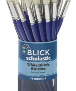 Blick Scholastic White Bristle Brushes And Sets -Canson Sale 06057 3609 3ww l