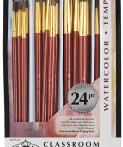 Royal & Langnickel Camel Hair Classroom Value Pack