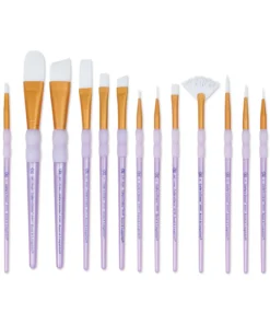 Royal & Langnickel Crafters Choice White Taklon Brush Value Packs -Canson Sale 06060 1115 2 4ww