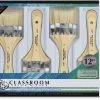 Royal & Langnickel White Bristle Classroom Value Packs