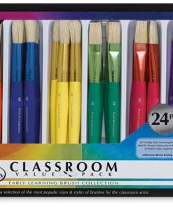 Royal & Langnickel White Bristle Classroom Value Packs -Canson Sale 06060 3024 3ww l