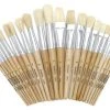 Richeson White Bristle Brush Assortment Of 24