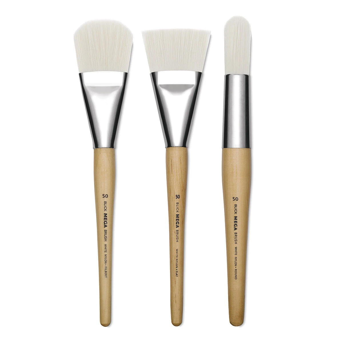 Blick Mega White Synthetic Brushes 2 Blick Mega White Synthetic Brushes - Image 2