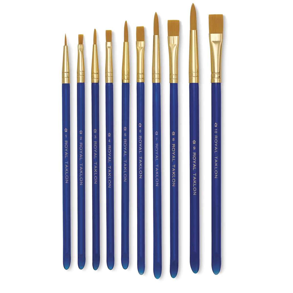 Royal & Langnickel Golden Taklon Acrylic Handle Classroom Brush Assortments 4 Royal & Langnickel Golden Taklon Acrylic Handle Classroom Brush Assortments - Image 4