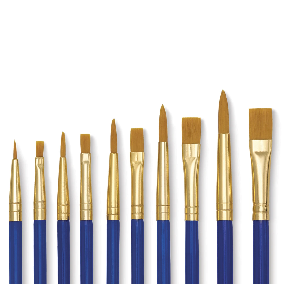 Royal & Langnickel Golden Taklon Acrylic Handle Classroom Brush Assortments 3 Royal & Langnickel Golden Taklon Acrylic Handle Classroom Brush Assortments - Image 3