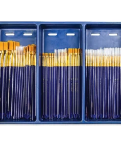 Royal & Langnickel Golden Taklon Acrylic Handle Classroom Brush Assortments 9 Royal & Langnickel Golden Taklon Acrylic Handle Classroom Brush Assortments -Canson Sale 06276 1019 6 4ww