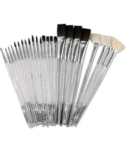 Royal & Langnickel Clear Choice Natural Ceramic Brushes Value Set