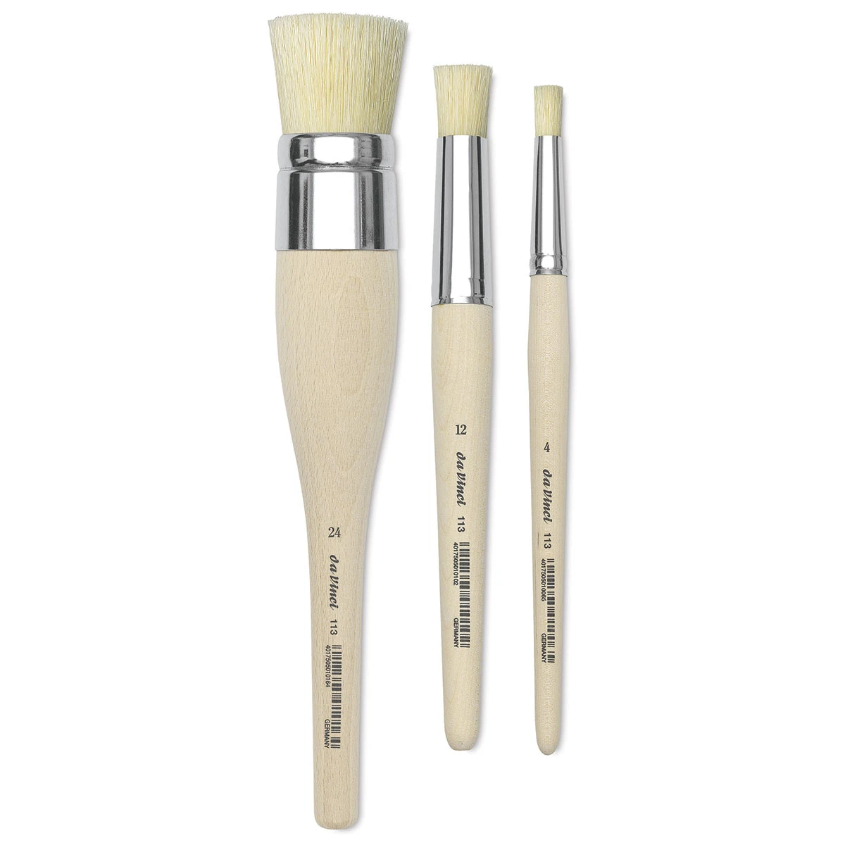 Da Vinci Artist Bristle Stencil Brushes 6 Da Vinci Artist Bristle Stencil Brushes - Image 6