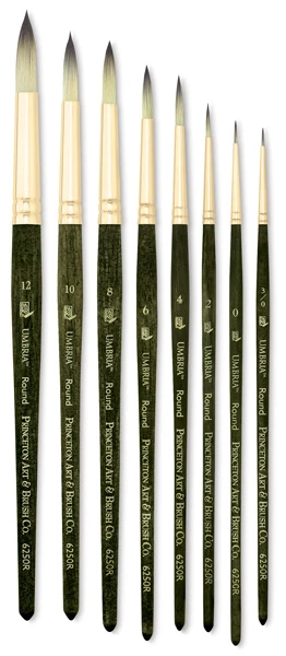 Princeton Umbria Series 6200 & 6250 Synthetic Brushes 10 Princeton Umbria Series 6200 & 6250 Synthetic Brushes - Image 10