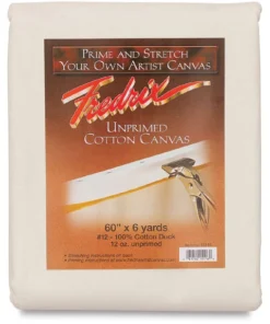 Fredrix Folded Unprimed Cotton Canvas Blankets