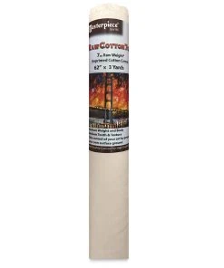 Masterpiece 7 Oz Unprimed Cotton Canvas Rolls