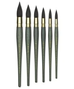 Escoda Aquario Gold Squirrel Mop Brushes