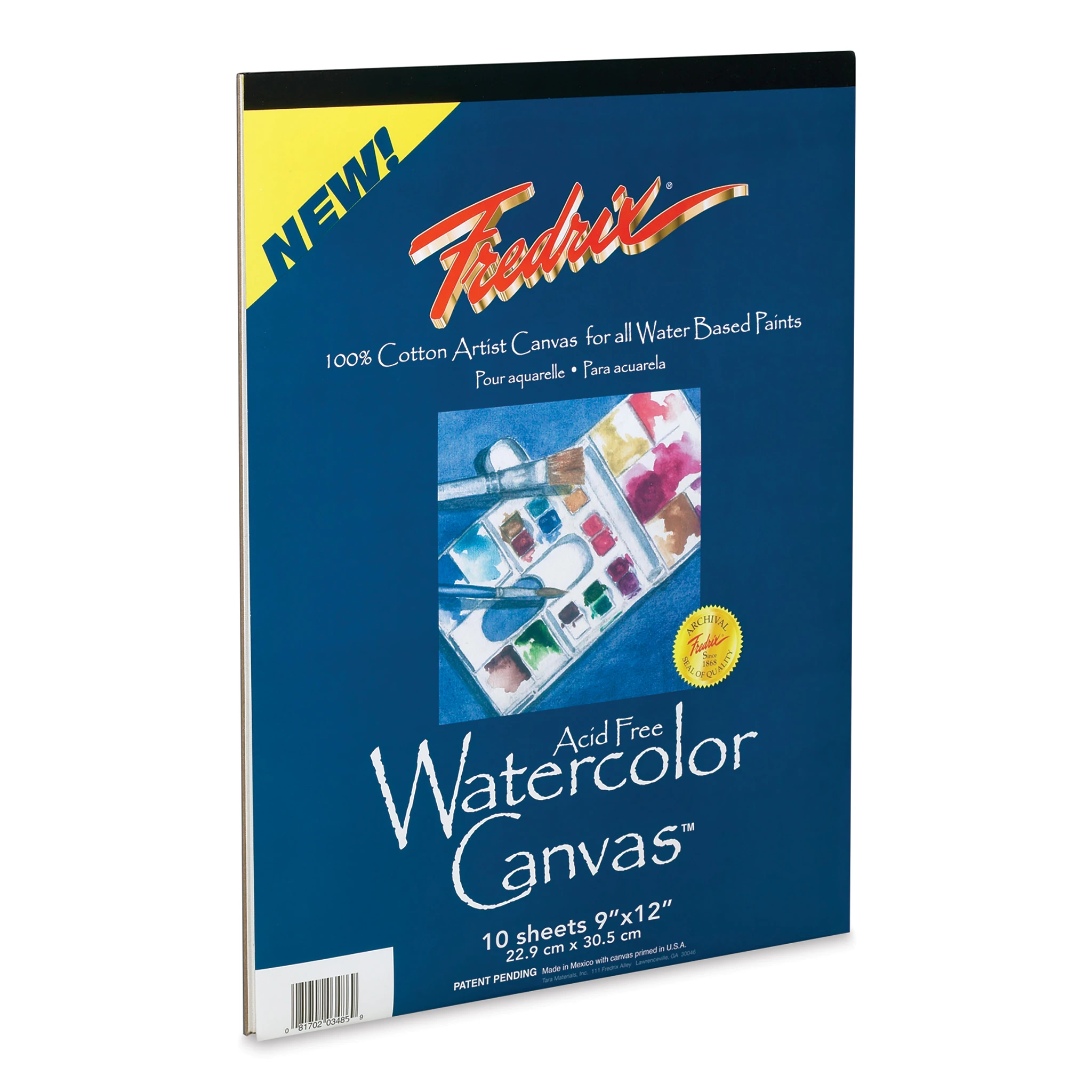 Fredrix Archival Watercolor Canvas Pads 1 Fredrix Archival Watercolor Canvas Pads