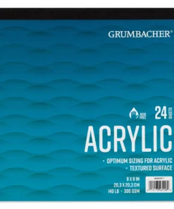 Grumbacher Acrylic Tapebound Pads 6 Grumbacher Acrylic Tapebound Pads -Canson Sale 08951 1108 M 4ww