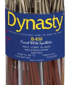 Dynasty White Taklon Canister Assortments
