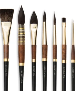 Isabey Vintage Siberian Blue Squirrel Brushes