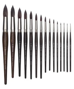 Escoda Último Synthetic Squirrel Brushes -Canson Sale 09392 RoundGroup 4ww