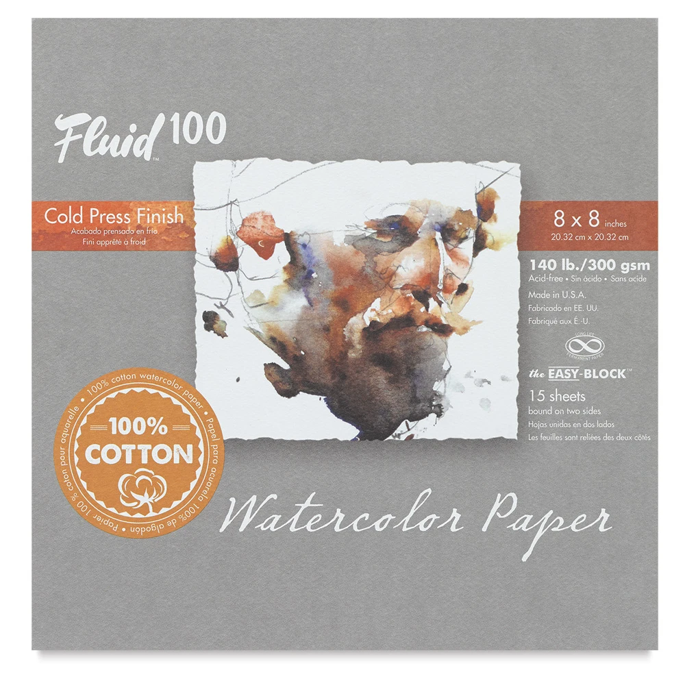 Fluid 100 Watercolor Paper Blocks 2 Fluid 100 Watercolor Paper Blocks - Image 2