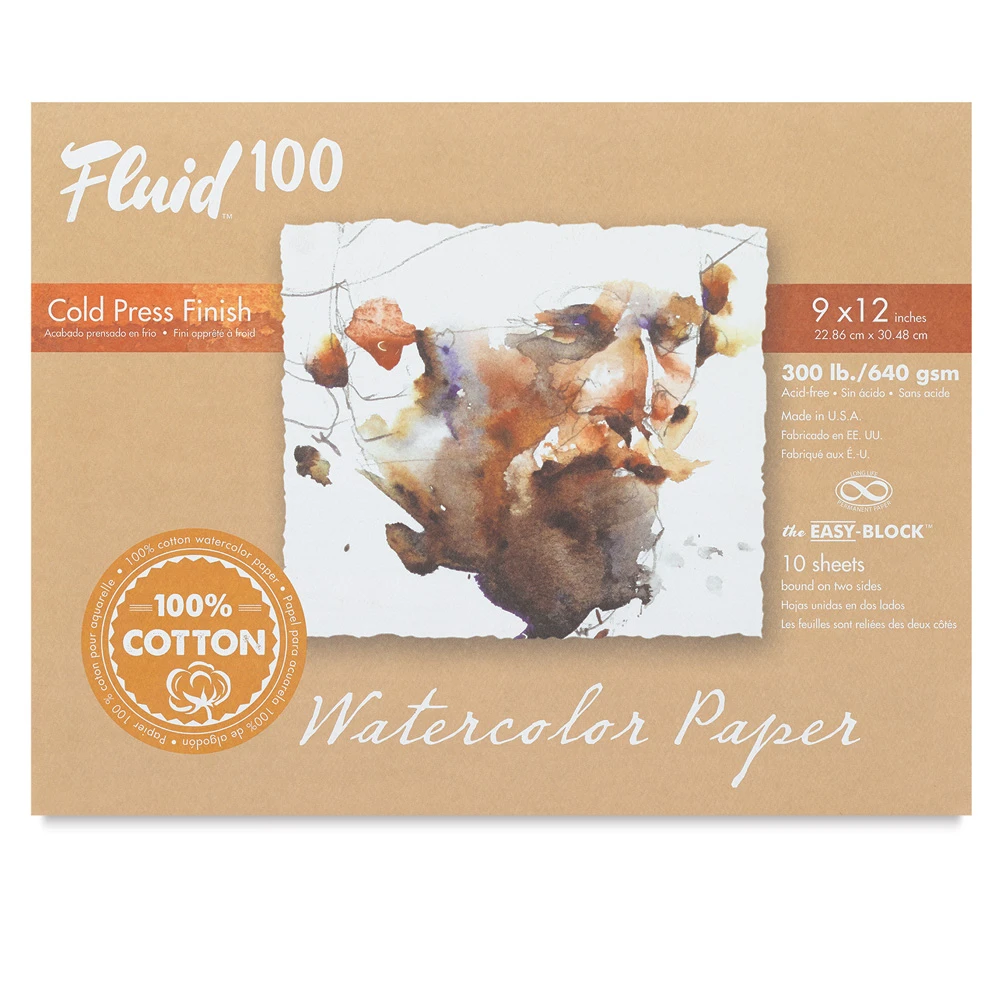 Fluid 100 Watercolor Paper Blocks 3 Fluid 100 Watercolor Paper Blocks - Image 3
