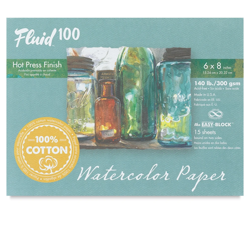 Fluid 100 Watercolor Paper Blocks 4 Fluid 100 Watercolor Paper Blocks - Image 4