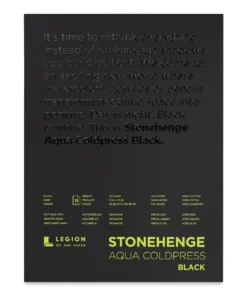 Legion Stonehenge Aqua Black Watercolor Paper Pads 12 Legion Stonehenge Aqua Black Watercolor Paper Pads -Canson Sale 09643 1023 M 4ww