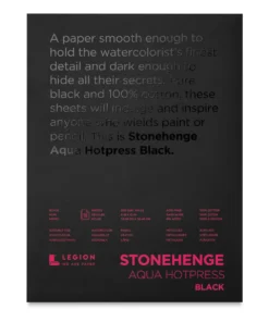 Legion Stonehenge Aqua Black Watercolor Paper Pads 15 Legion Stonehenge Aqua Black Watercolor Paper Pads -Canson Sale 09643 2023 M 4ww