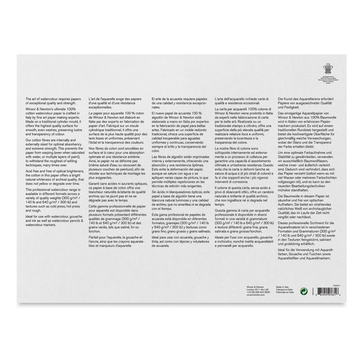 Winsor & Newton Professional Watercolor Blocks 2 Winsor & Newton Professional Watercolor Blocks - Image 2