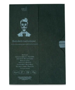 SMLT Art Black Sketch Pad In Folder