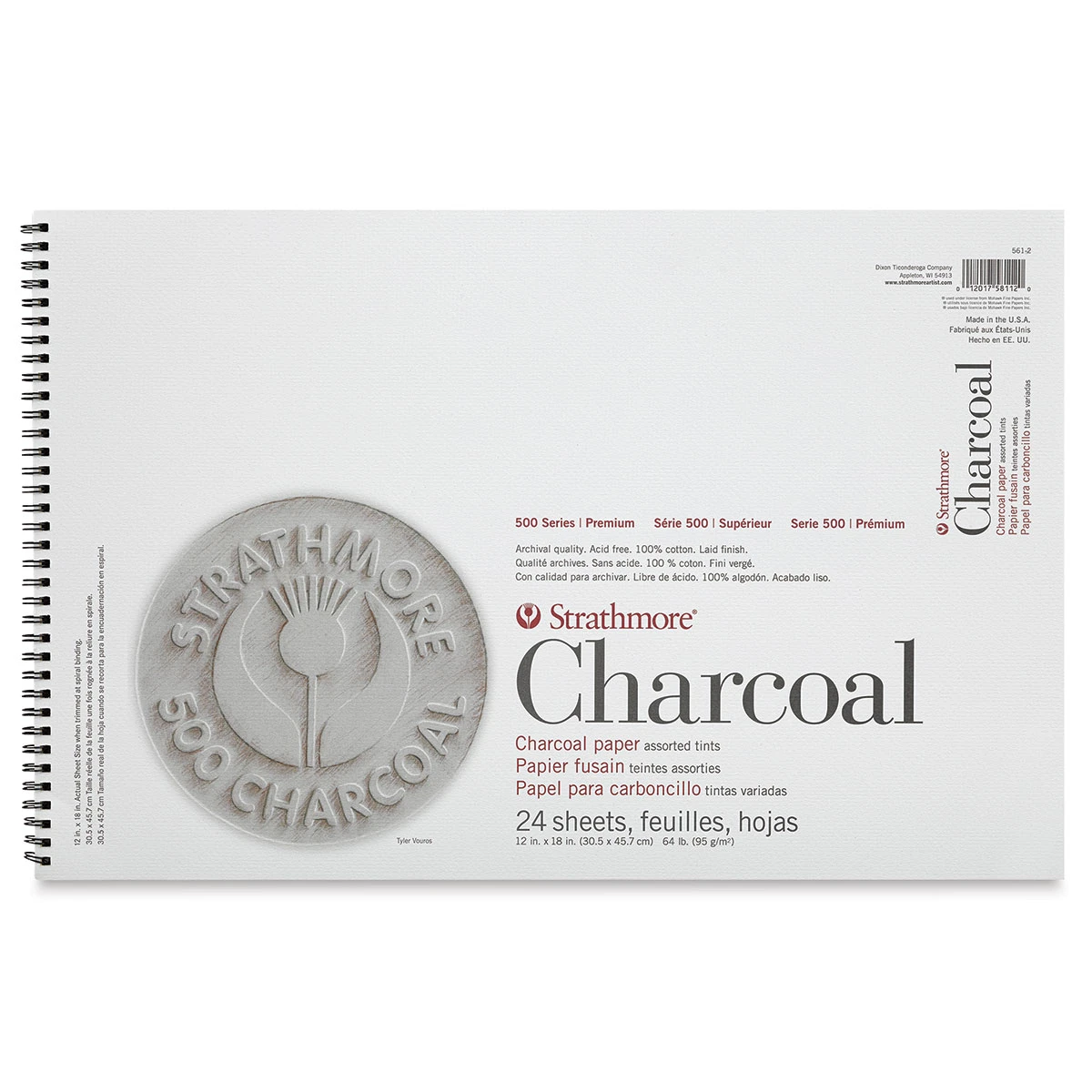 Strathmore 500 Series Charcoal Pads 2 Strathmore 500 Series Charcoal Pads - Image 2