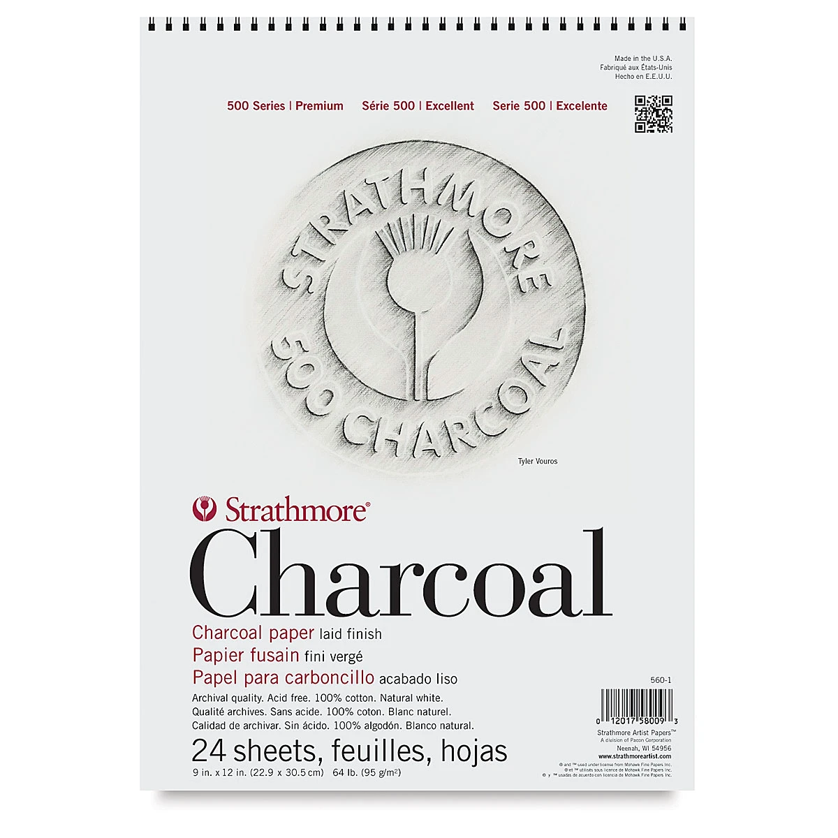 Strathmore 500 Series Charcoal Pads 10 Strathmore 500 Series Charcoal Pads - Image 10