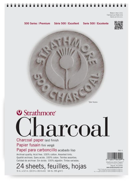 Strathmore 500 Series Charcoal Pads 1 Strathmore 500 Series Charcoal Pads